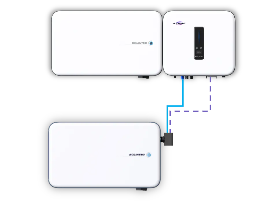 Solinteg M2HS-5K + 2 x EBA-B5K1 (5kW-10kWh)