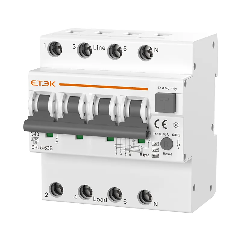 ETEK EKL5-63B RCBO type B 